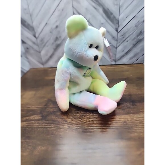 Ty Beanie Baby Babies B B Birthday Bear Vintage Retired Rare 1999 Errors Mint - Picture 8 of 11